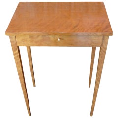 Austrian 19th Century Biedermeier Vanity Side Table.