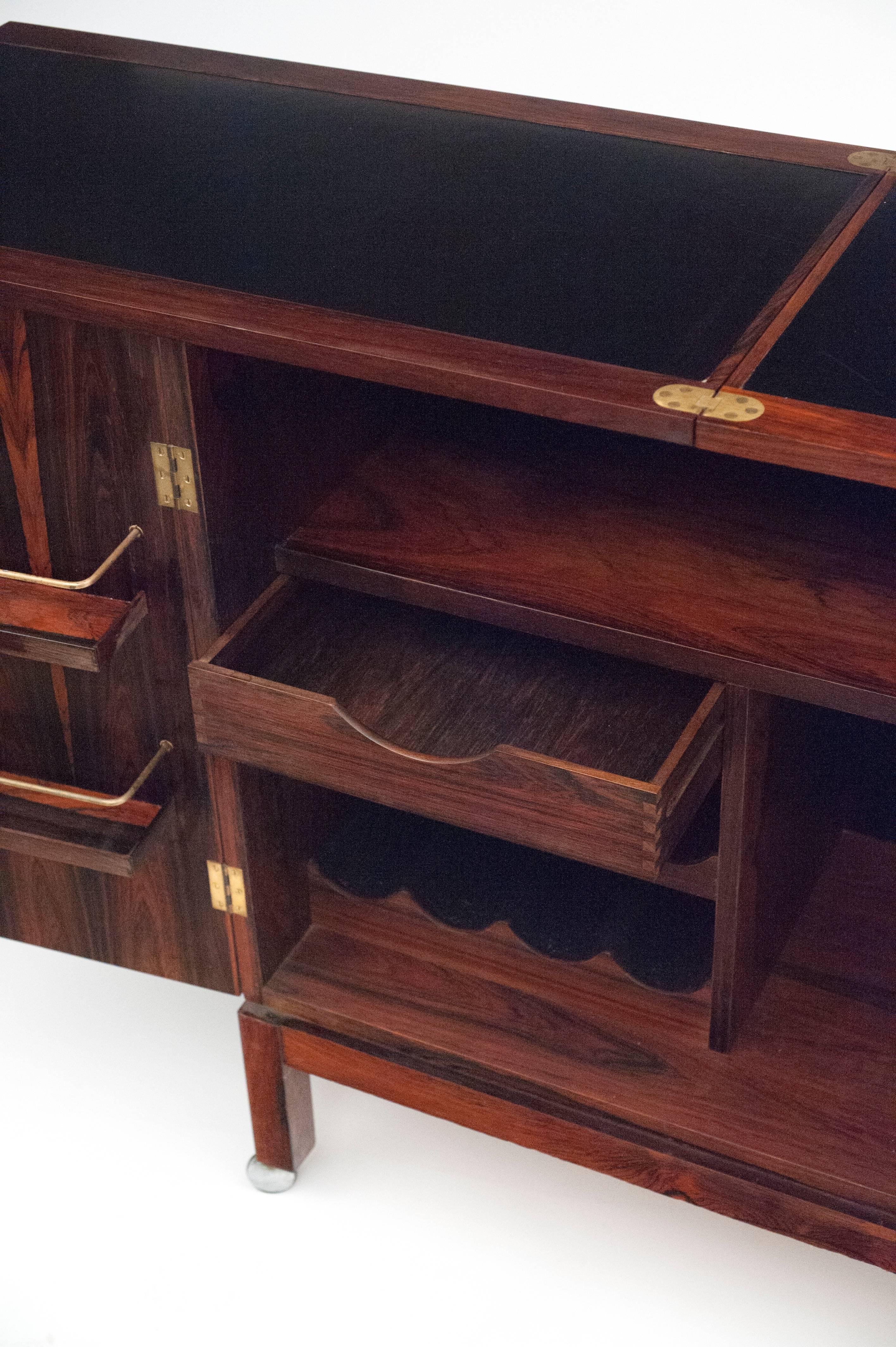 Rosewood Bar Cabinet by Torbjorn Afdal for Bruksbo of Norway 2