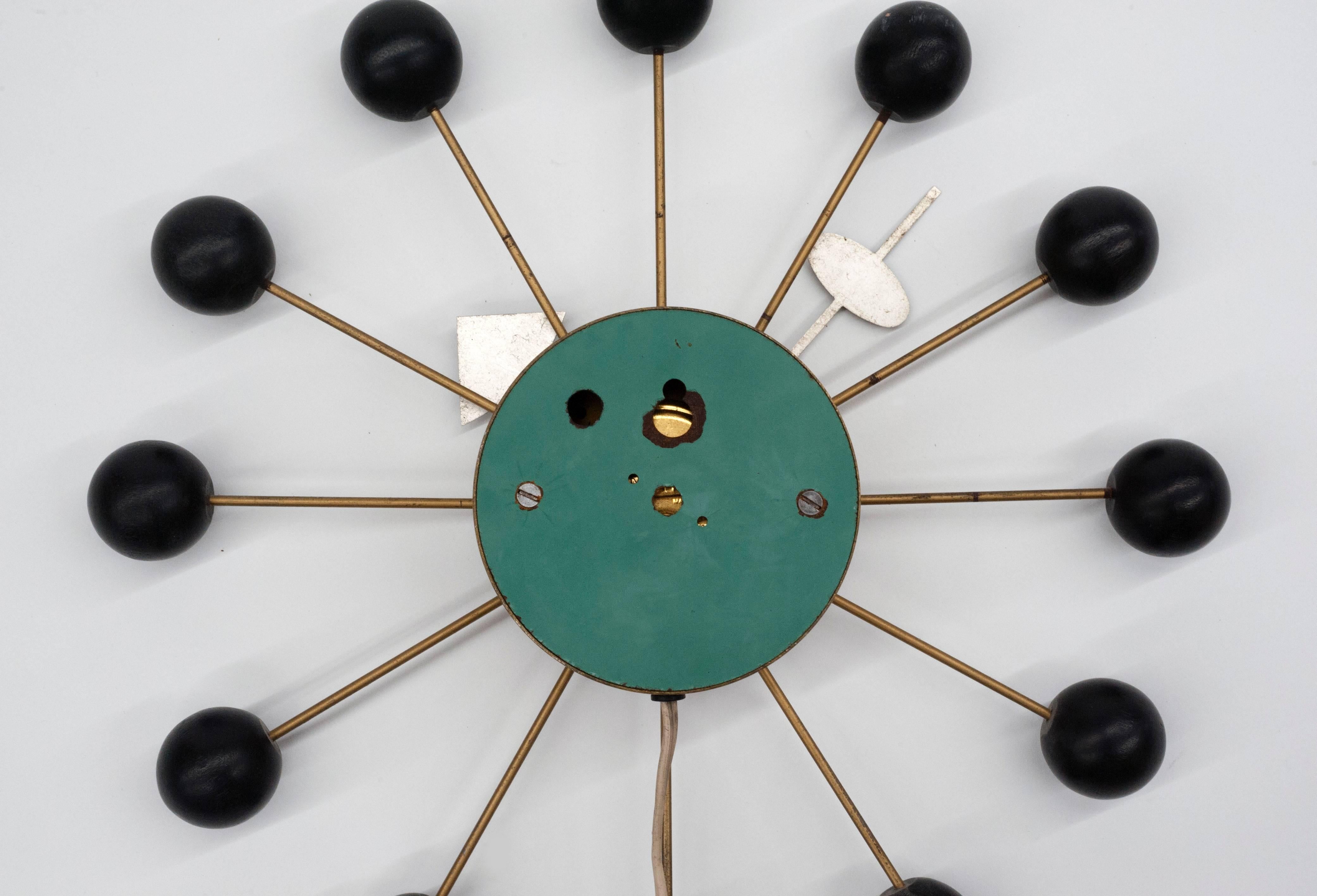 Mid-Century Modern Vintage George Nelson Ball Clock for Howard Miller