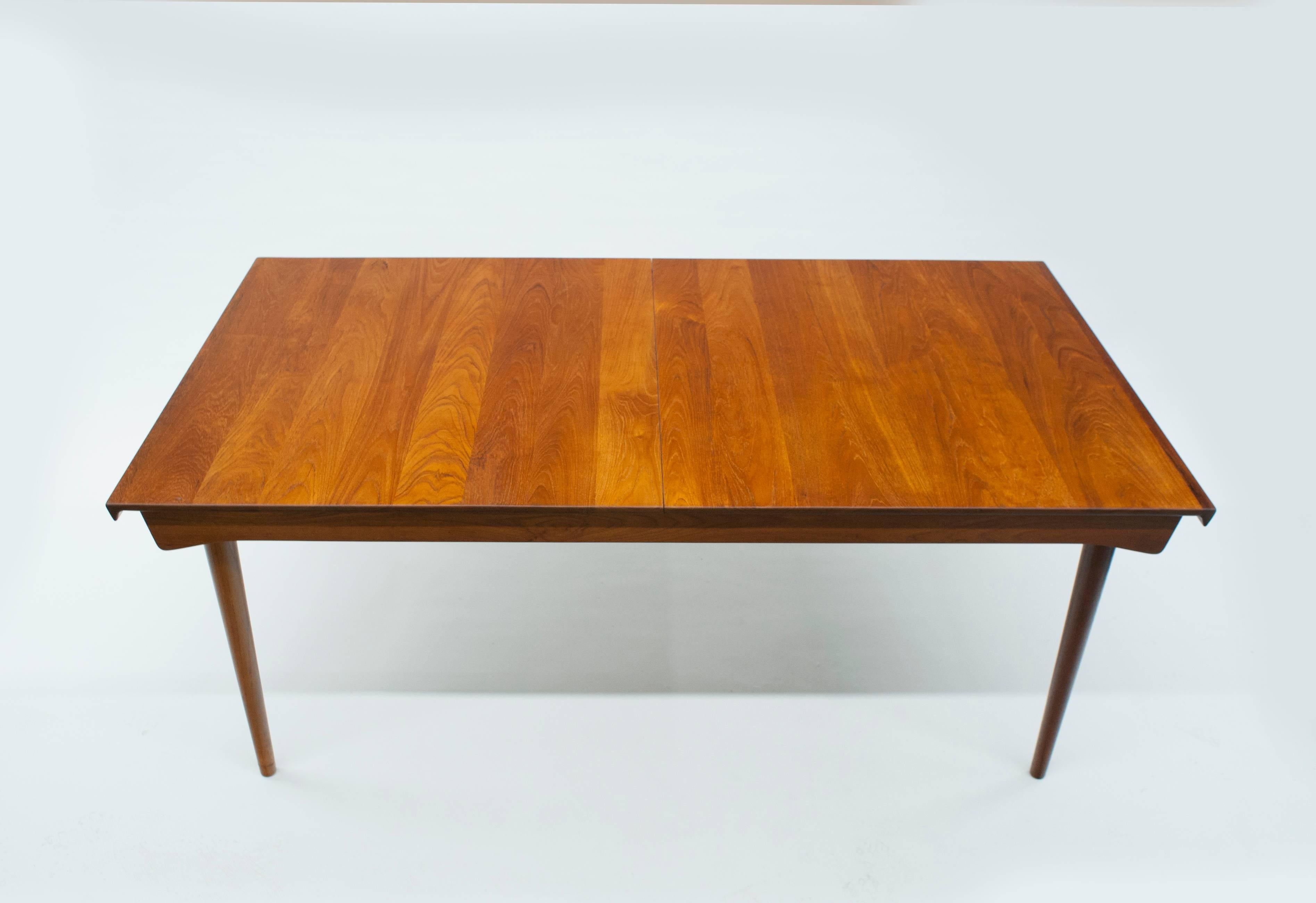 Mid-Century Modern Finn Juhl Danish Modern Expandable Dining Table