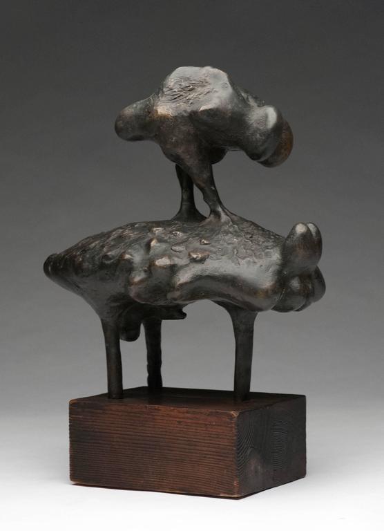 Raúl Valdivieso Bronze Abstract Sculpture Latin American at 1stDibs