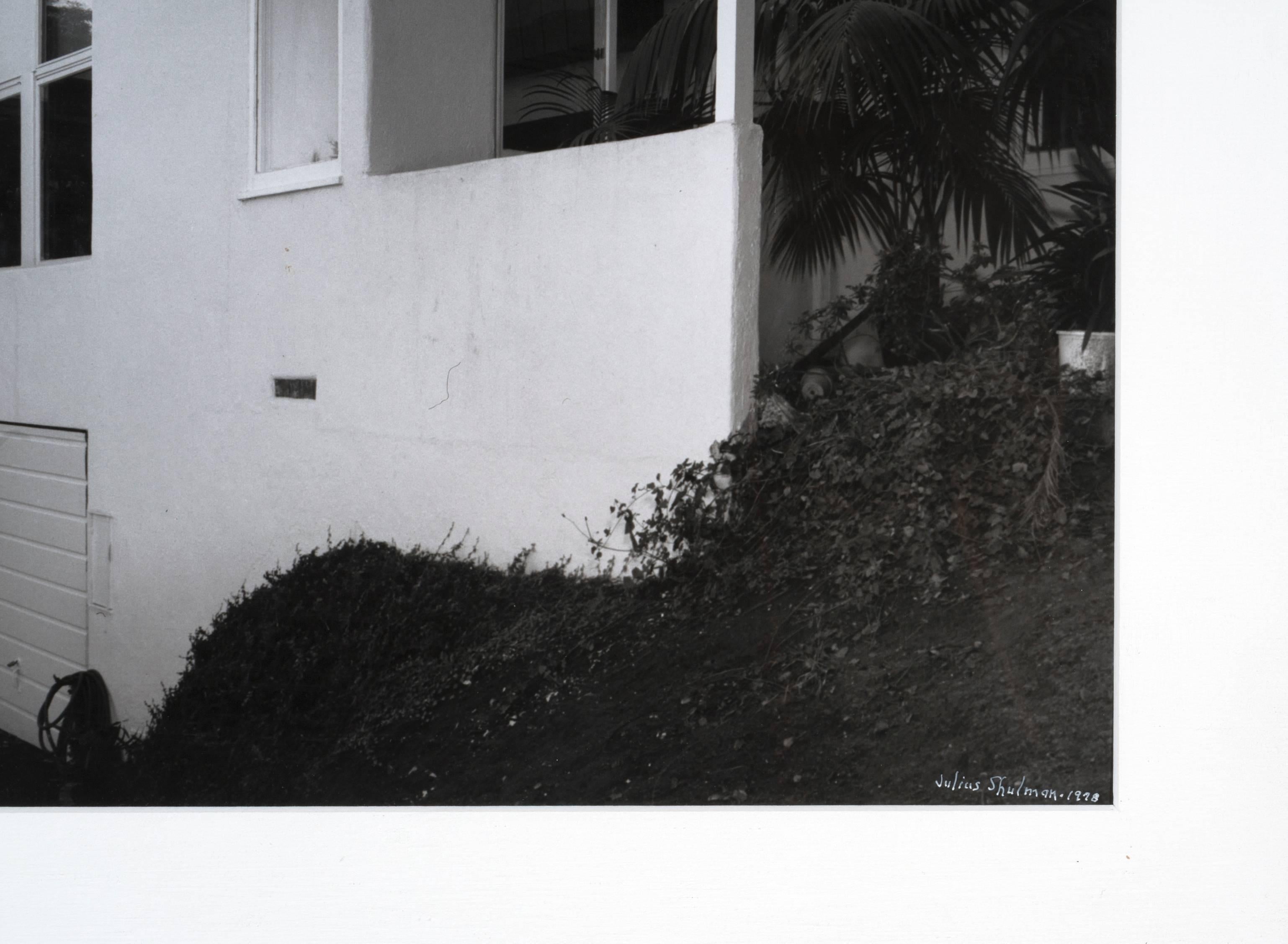 American Julius Shulman B & W Photograph of the Droste House by R.M. Schindler