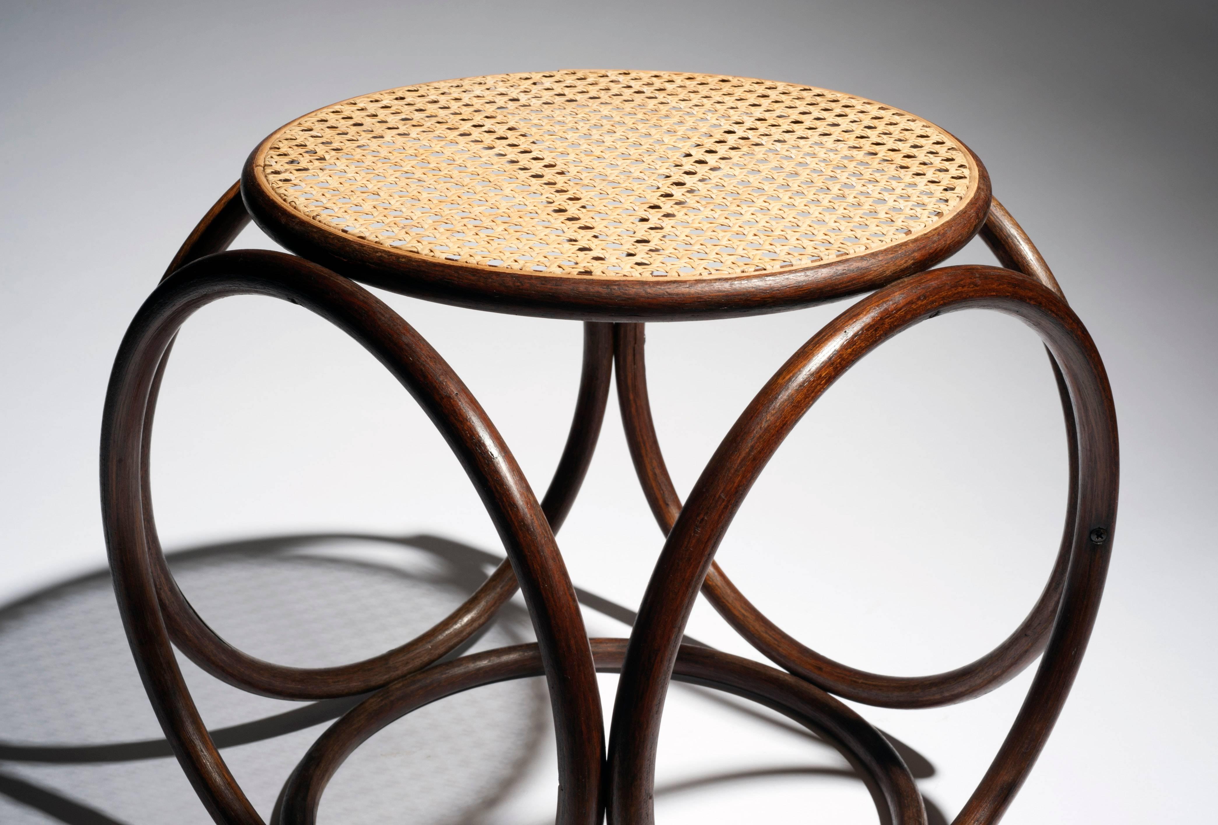 Mid-20th Century Thonet Bentwood Stool