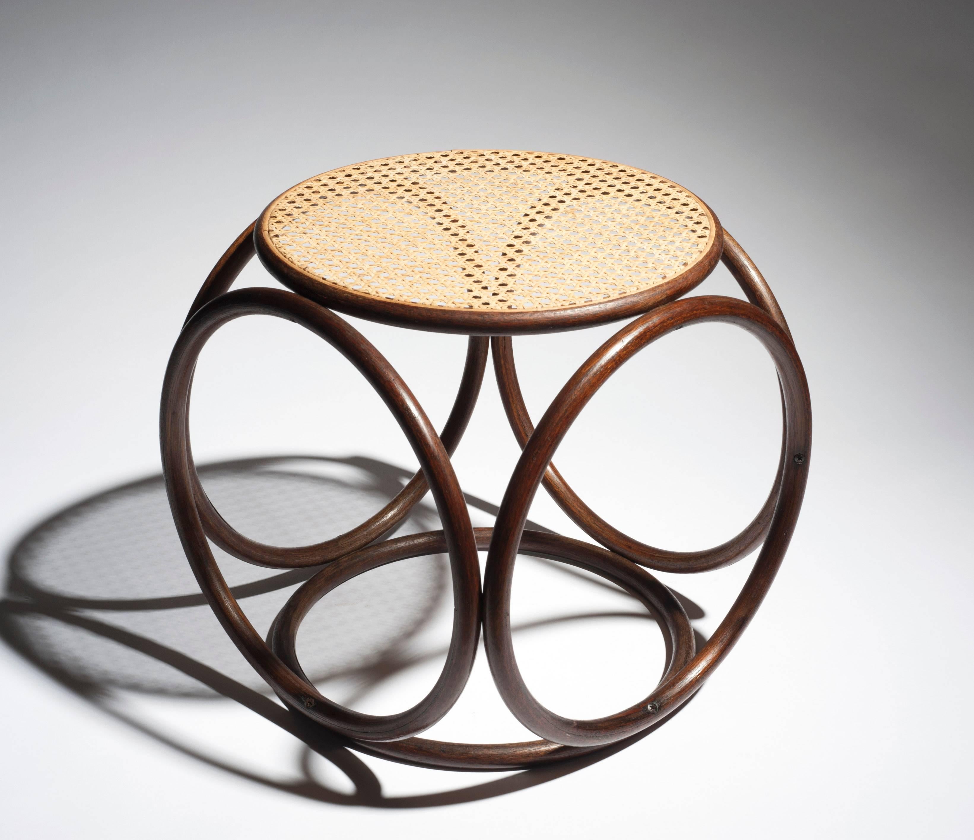 Thonet Bentwood Stool In Excellent Condition In Washington, DC