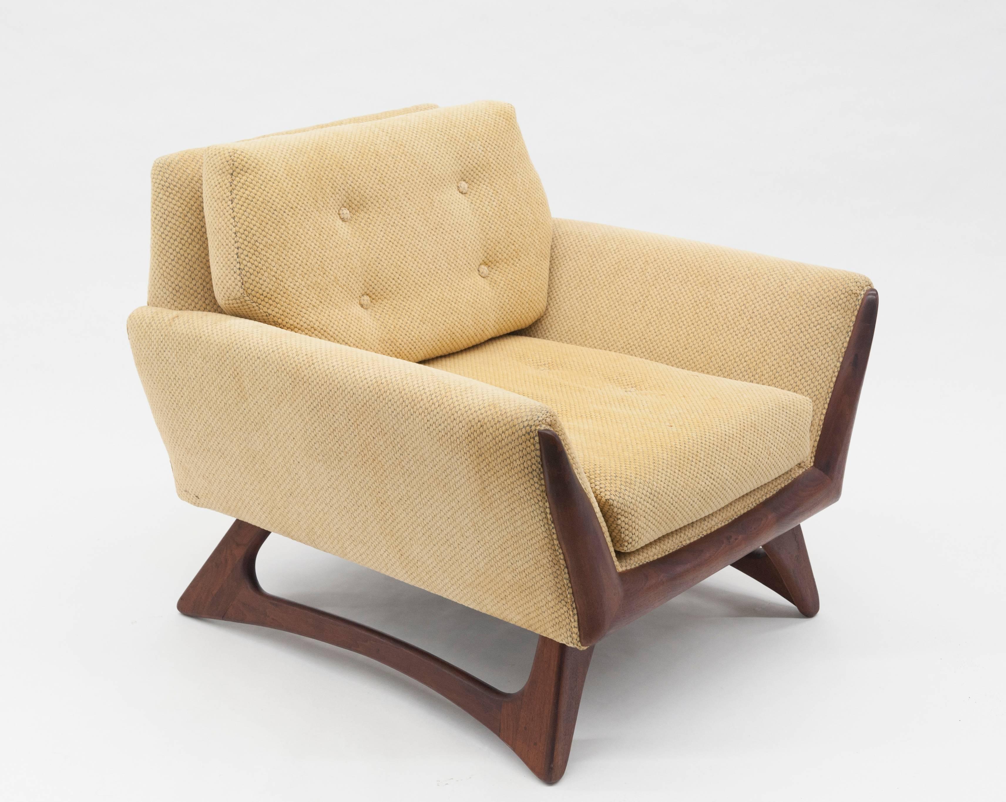 Adrian Pearsall Sculptural Lounge Chair In Excellent Condition In Washington, DC