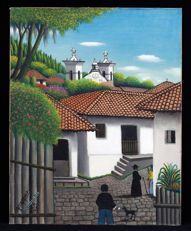 Jose Antonio Velasquez Latin American Oil Painting Honduras at 1stDibs