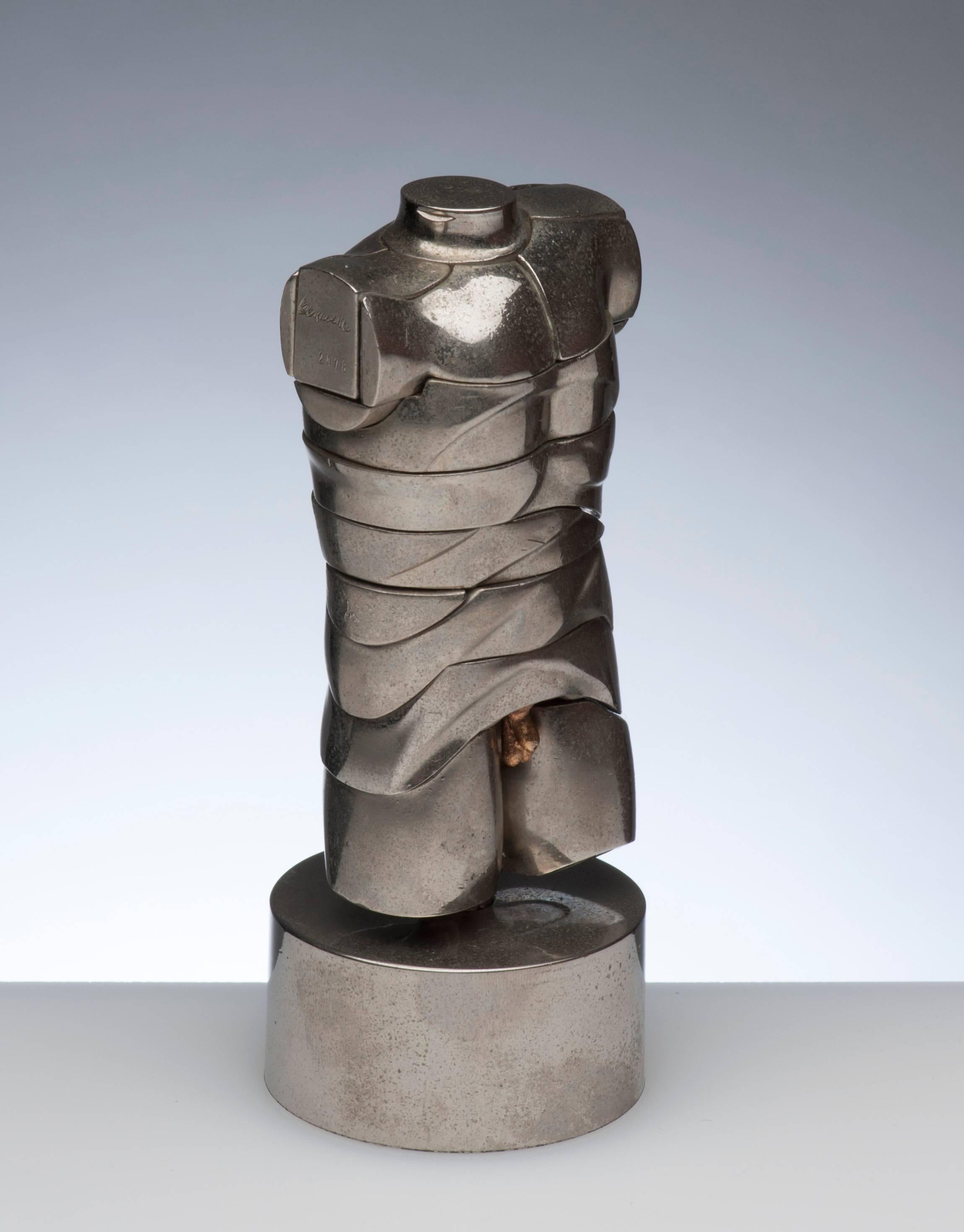 Espagnol Miguel Berrocal - Sculpture casse-tête Mini David