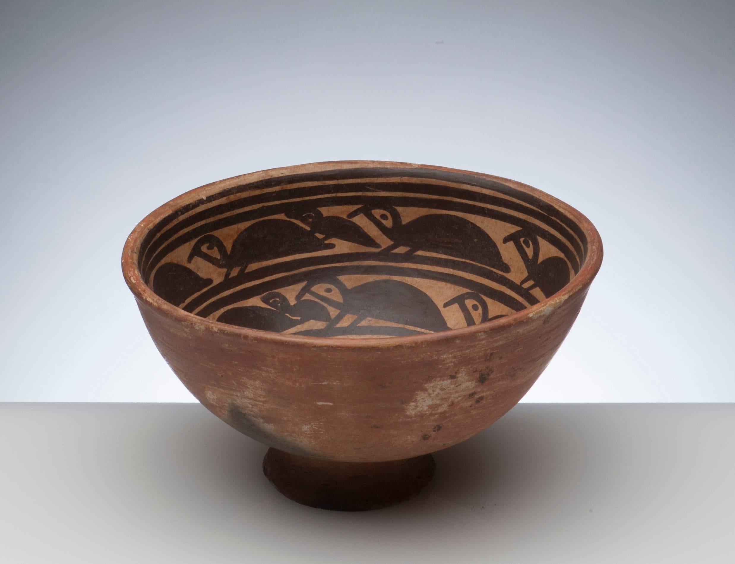 Pre-Columbian Narino Turtle Pottery Bowl In Excellent Condition In Washington, DC