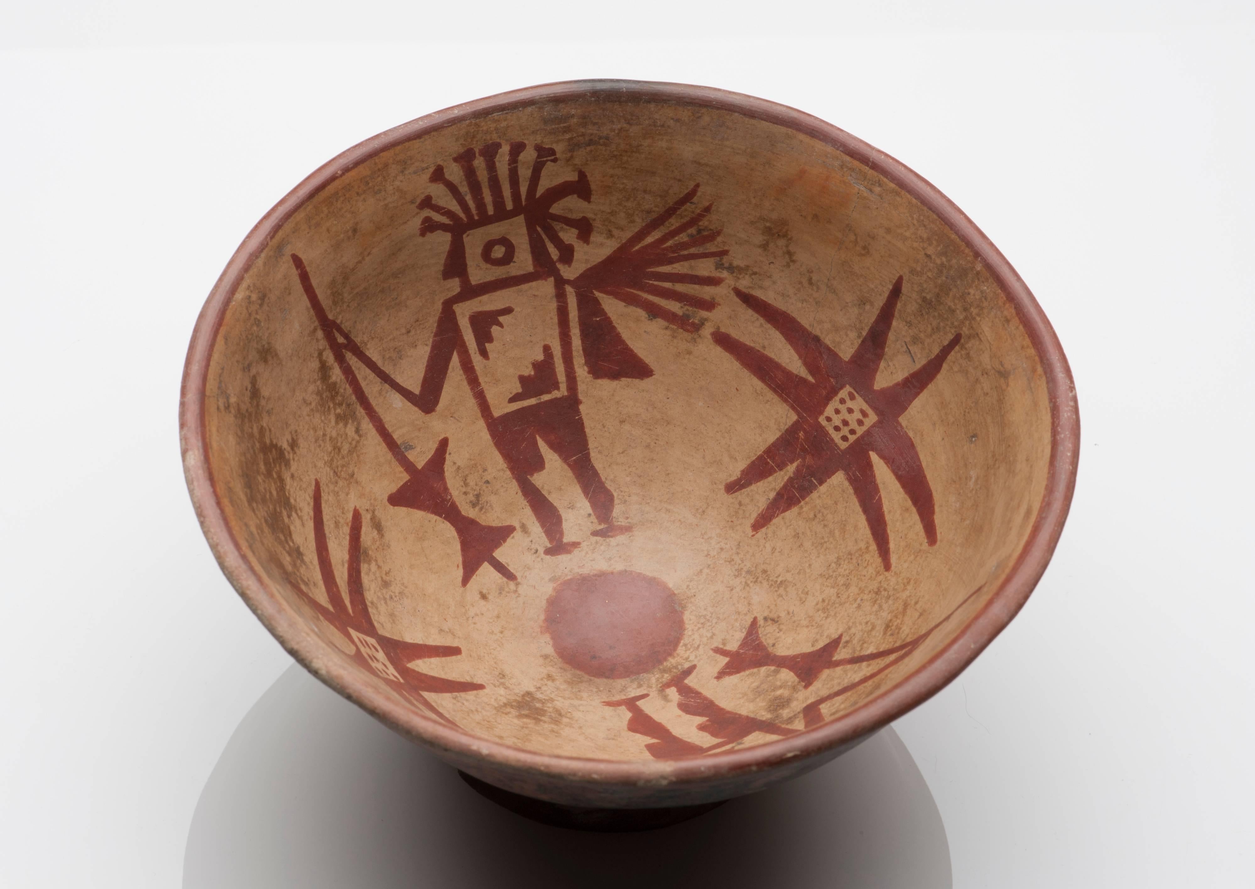 18th Century and Earlier Pre-Columbian Narino Warrior Bowl