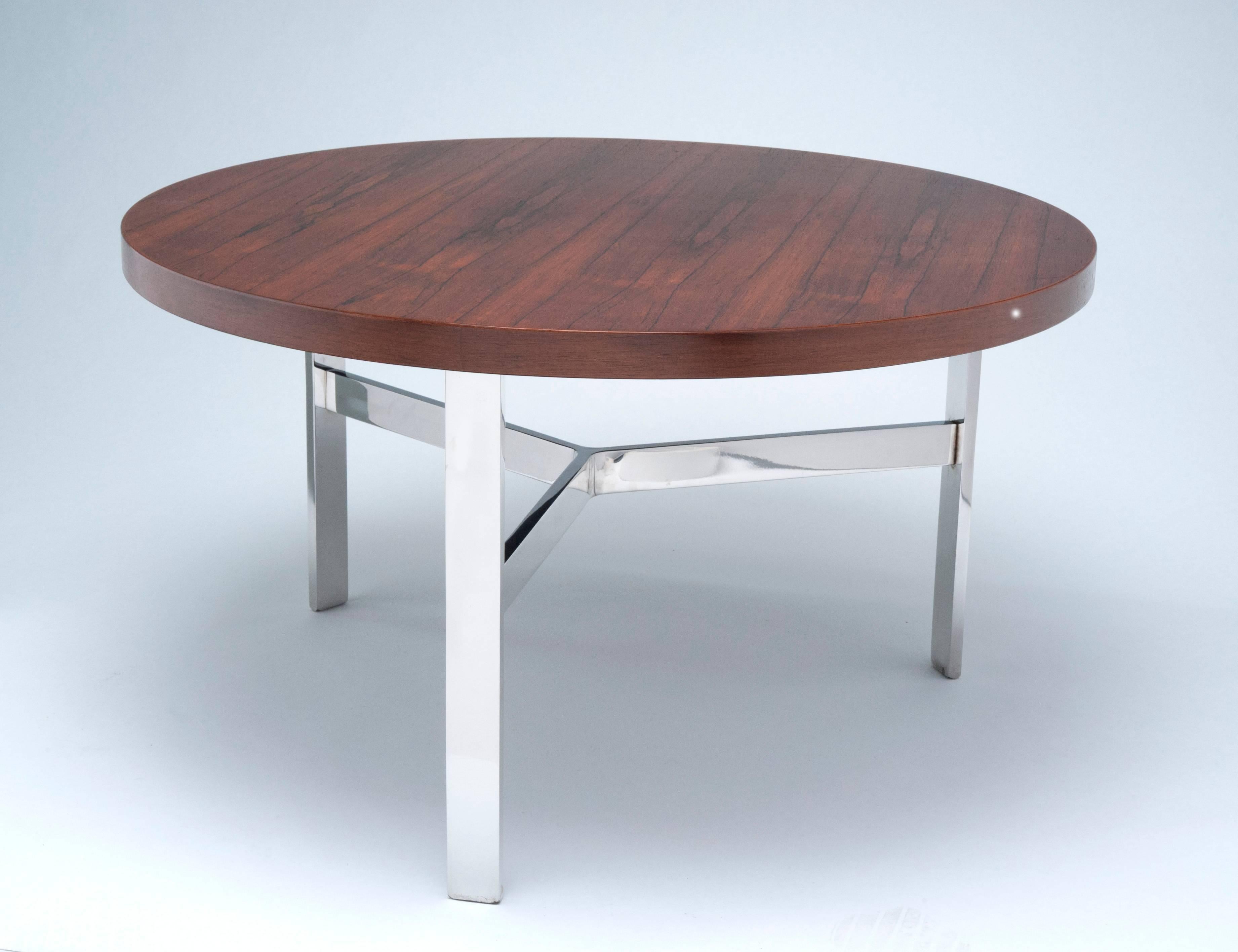 Late 20th Century Vintage Modern Rosewood Table