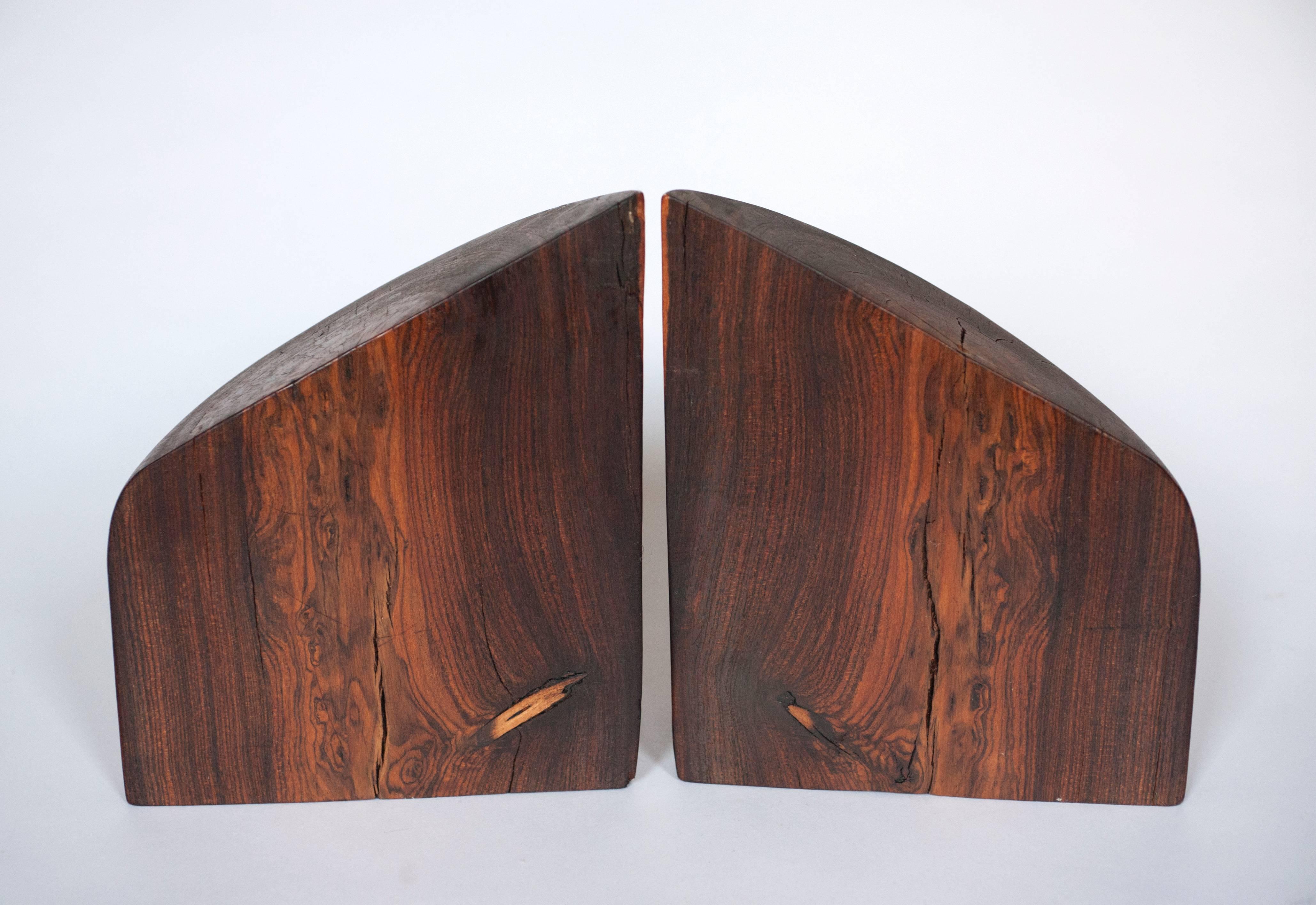 Wood Don Shoemaker Rosewood Bookends