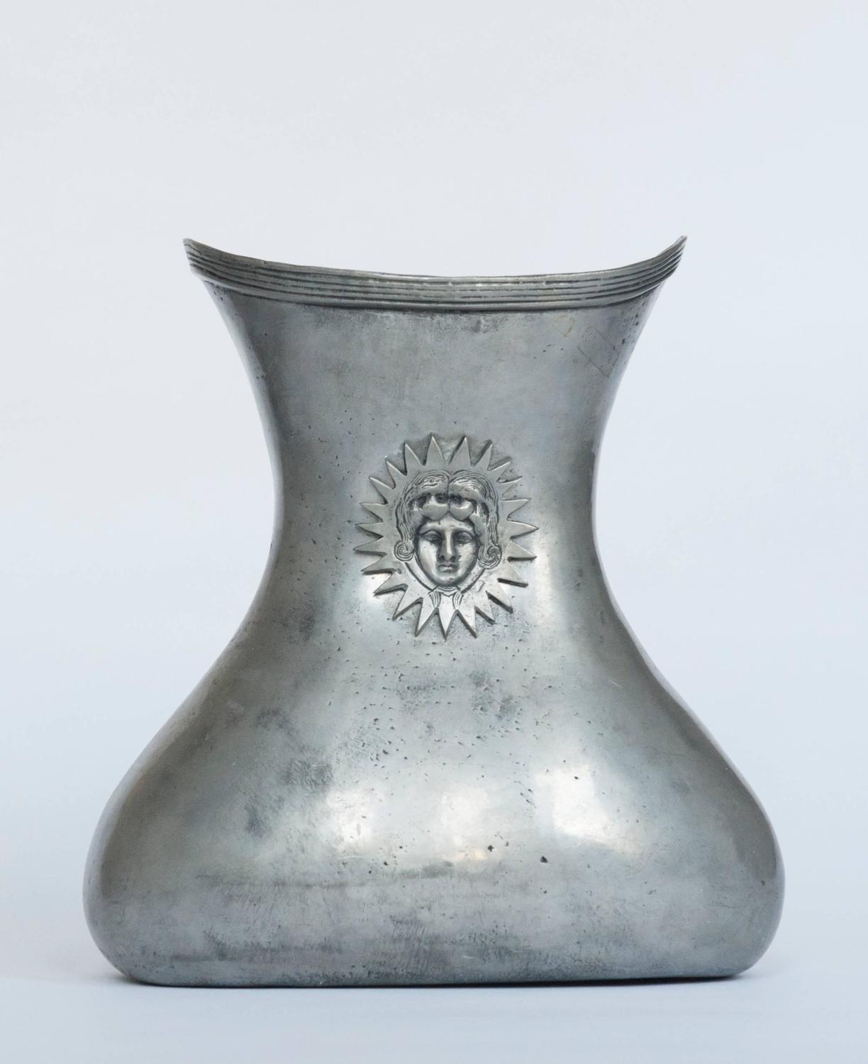 Large HandMade Pewter Vase from Portugal at 1stdibs