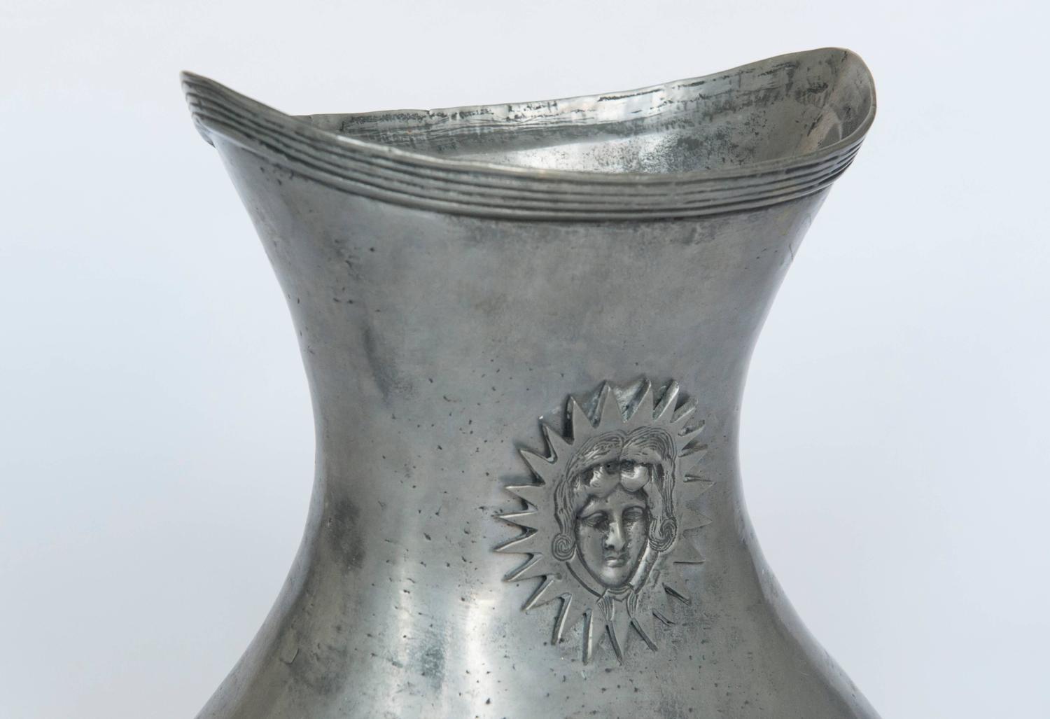 Large HandMade Pewter Vase from Portugal at 1stdibs
