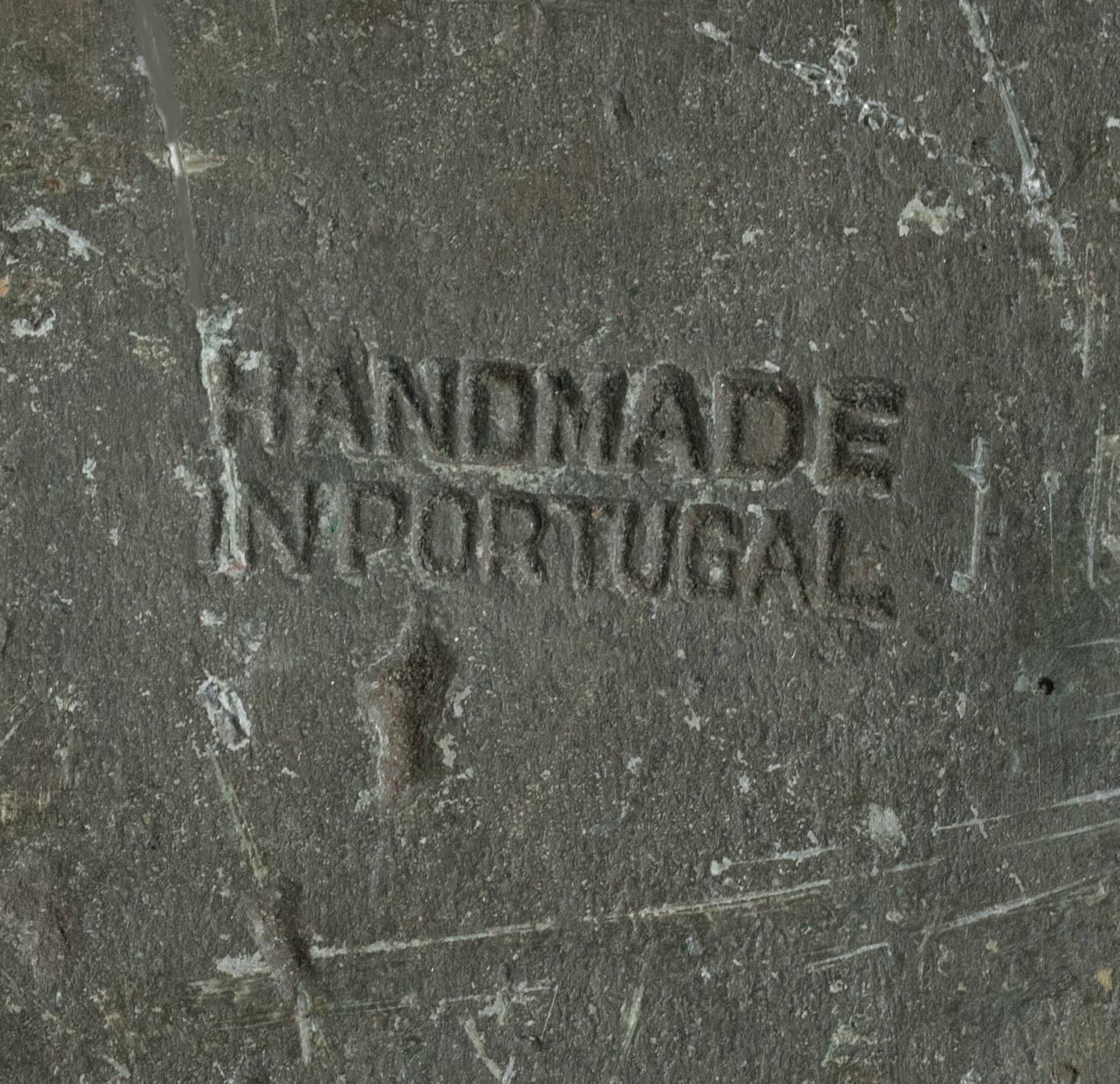Large Hand-Made Pewter Vase from Portugal 2