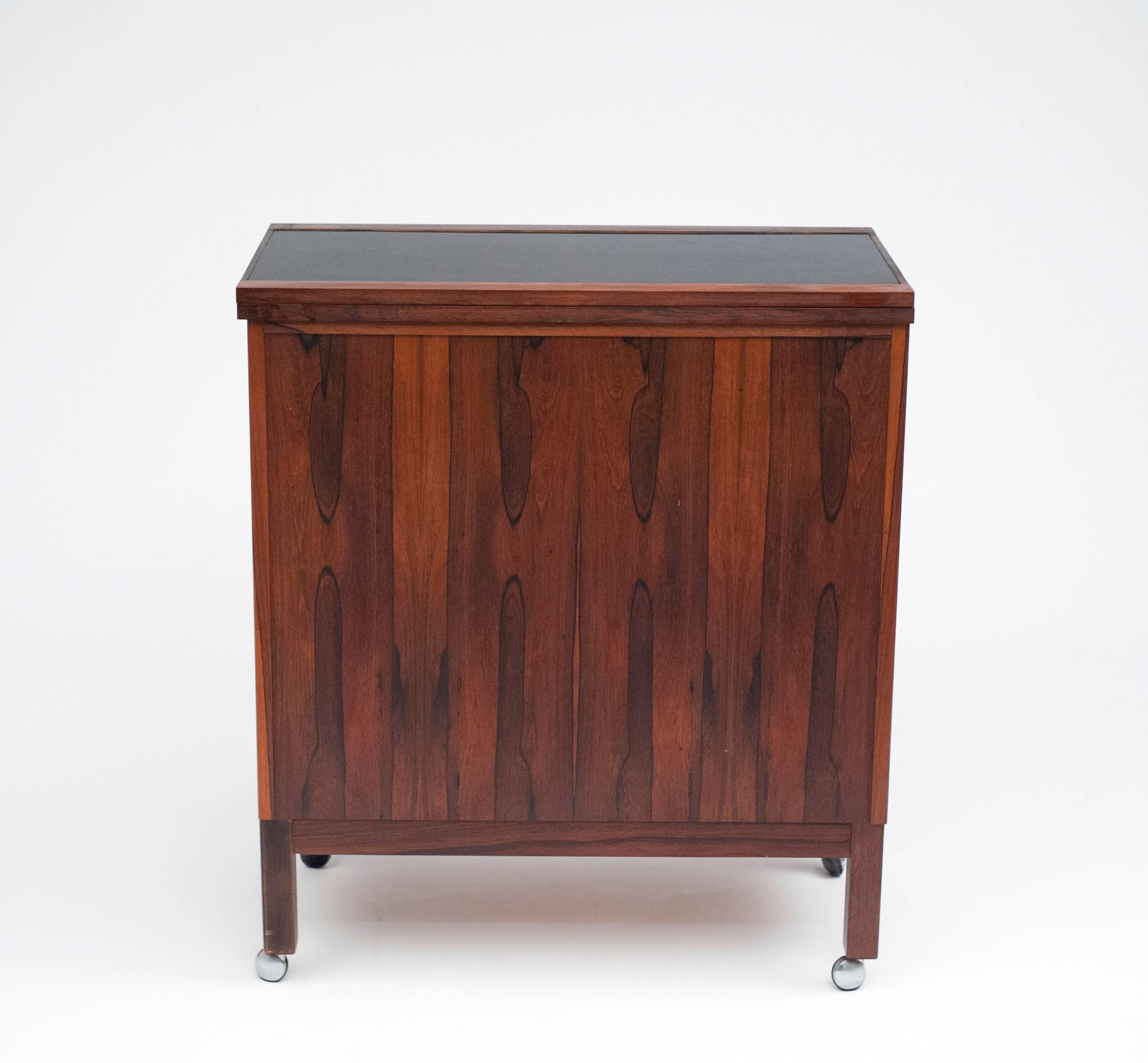 Rosewood Bar Cabinet by Torbjorn Afdal for Bruksbo of Norway 3