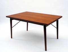 Extendable Danish Modern Teak Dining Table by Peter Hvidt