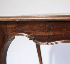 French Early 19th Century Louis XV Style Side Table with Carved Apron