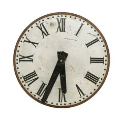 Antique 1890s Large Church Decorative Clock Face from the Haute-Loire Region of France