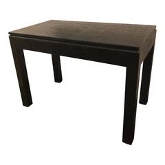 Harrison Van Horn Mid-Century Modern Lacquered Grass Cloth Desk or Writing Table