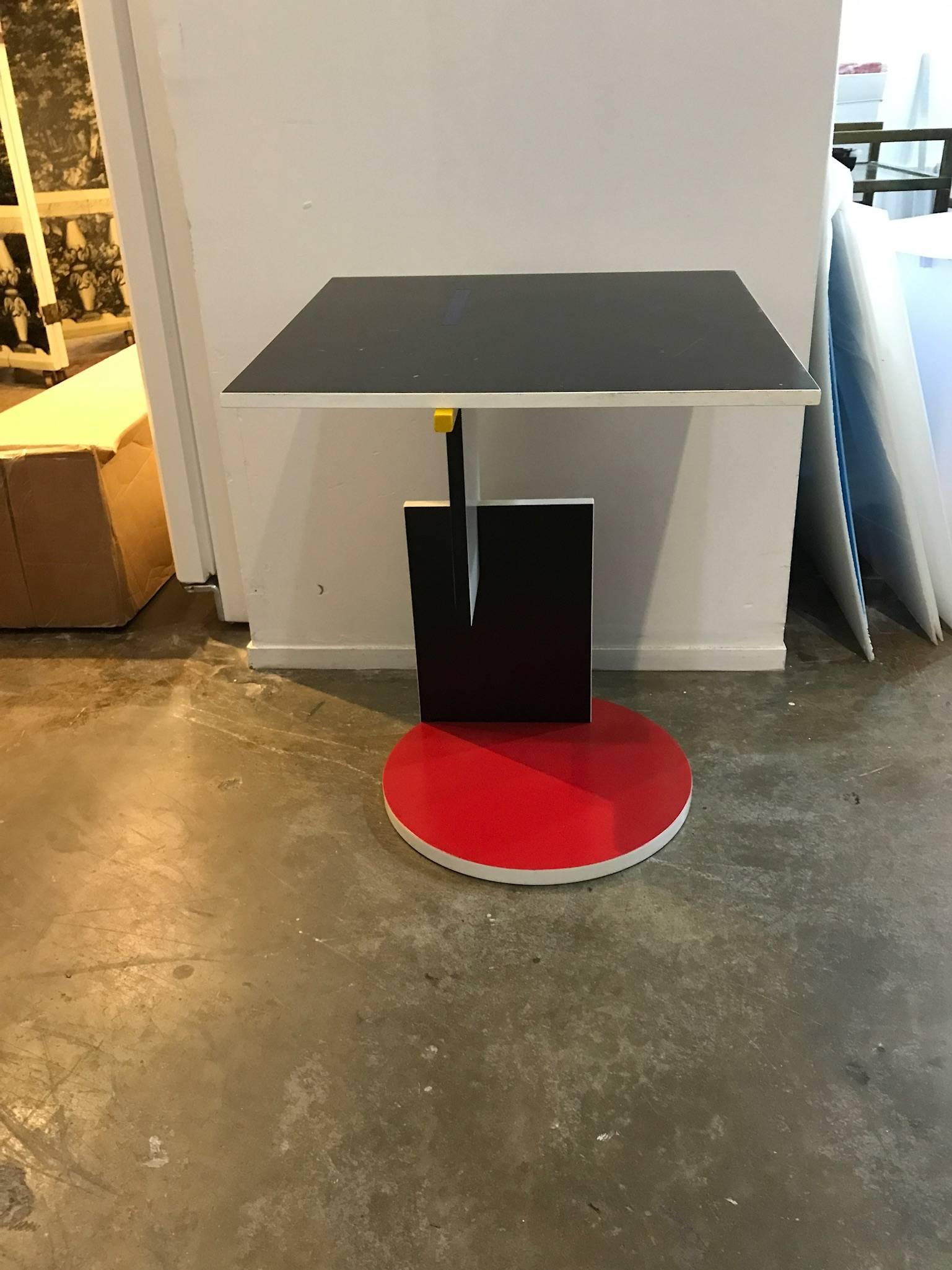 Memphis Group Memphis Movement Side or Occasional Table by De Stijl Schroeder for Cassina