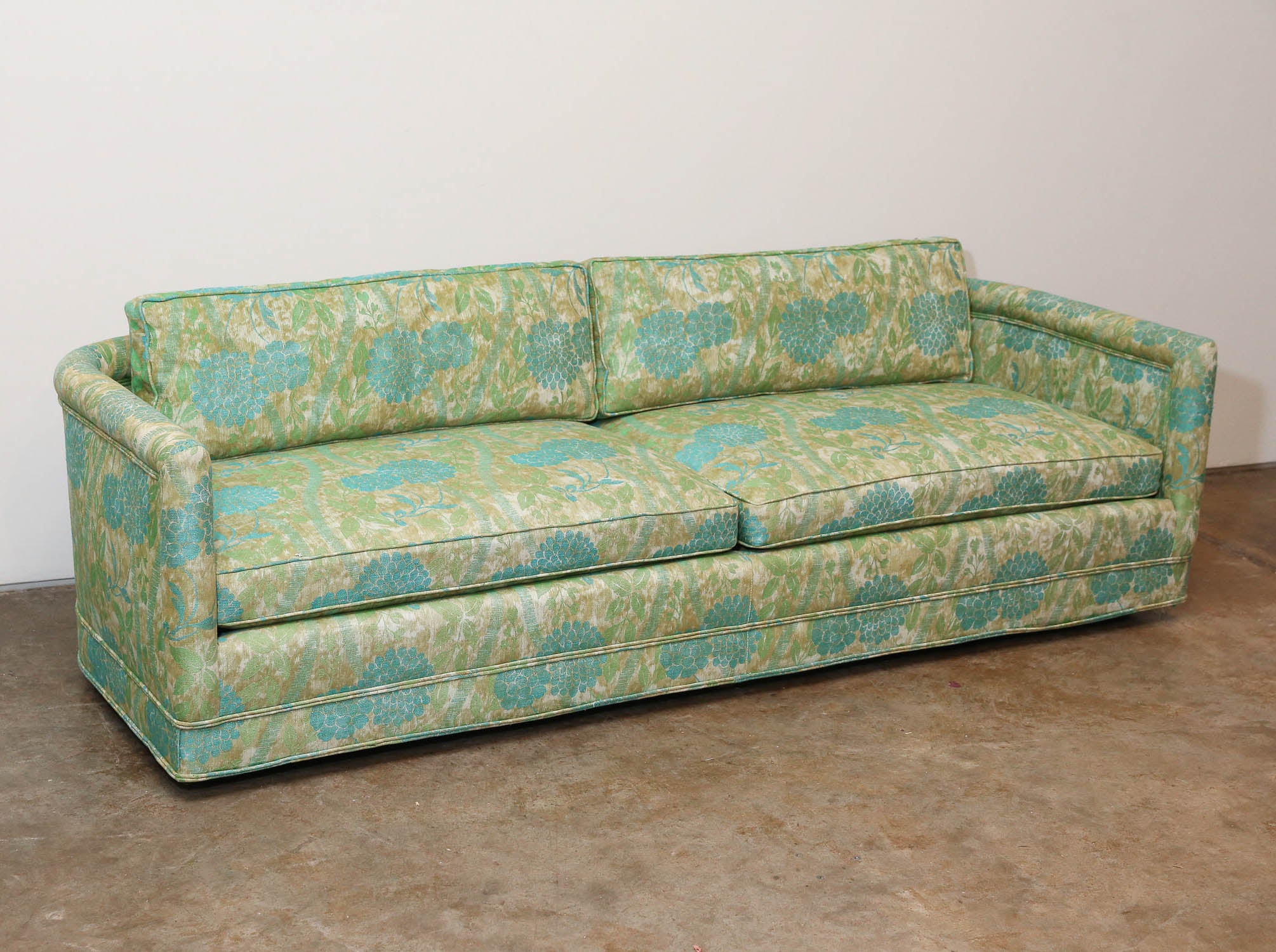 Set of Two Erwin Lambeth Upholstered Sofas