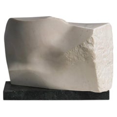 “Noise” Abstract Carved Marble Sculpture, Netherlands, 1990s