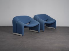 Pair of F598 Groovy Chairs by Pierre Paulin for Artifort, Netherlands, 1970s