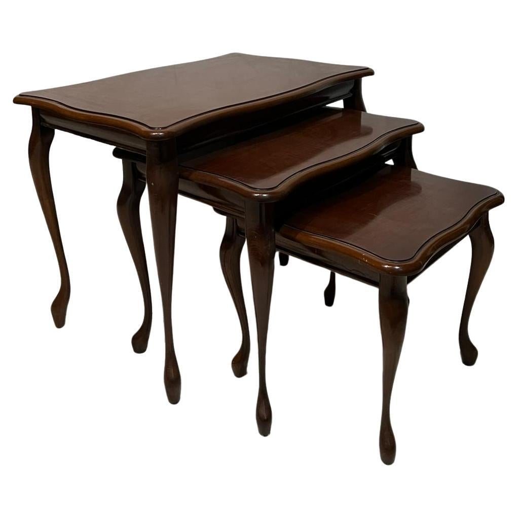 Vintage Tisch 3er Set 1960, Österreich im Angebot