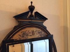 Pair of Englist Aesthetic Movememnt Ebonized and gold decorated mirrors