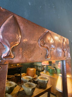 Liberty & Company Arts and Crafts Copper Mirror
