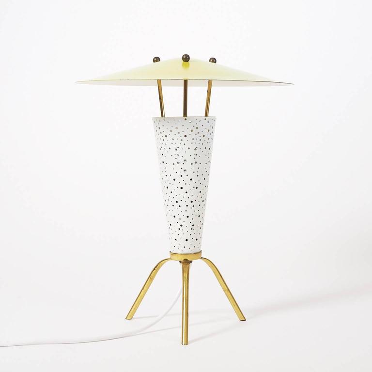 Rare Tripod Table Lamp By Ernest Igl 1950s For At 1stdibs Delightful Mid Century Tripod Table Or Desk Lamp Attributed To Ernest Igl His Trademark
