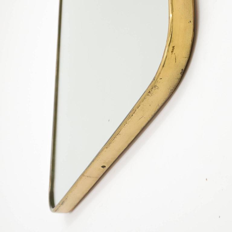 Mid-20th Century Italian 1950s Brass Mirror