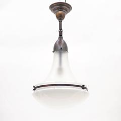 Large Peter Behrens "Luzette" Pendant or Flush Mount