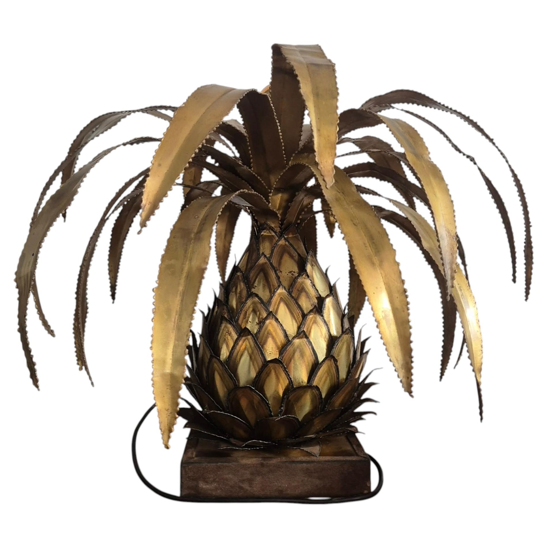 Pineapple Lamp, Circa 1970, By Jansen In Paris.