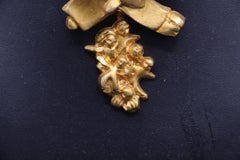 Brooch Signed By Line Vautrin, Made Of Gilded Bronze
