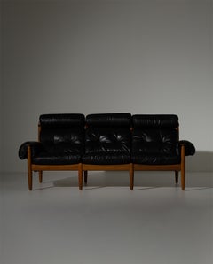 “Amiral” three-seat Sofa by Eric Merthen, Sweden 1960