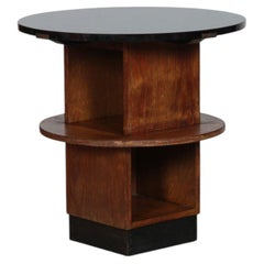 Modernist side table in the style of Jean Burkhalter, 1930