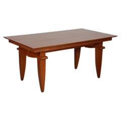 Oak dining table, French craftsmanship from the 1940s