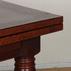 Extendable dining table, French craftsmanship from the 1940s