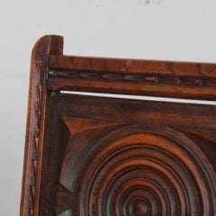 Solid wood straw-seated chairs, French craftsmanship, 1940