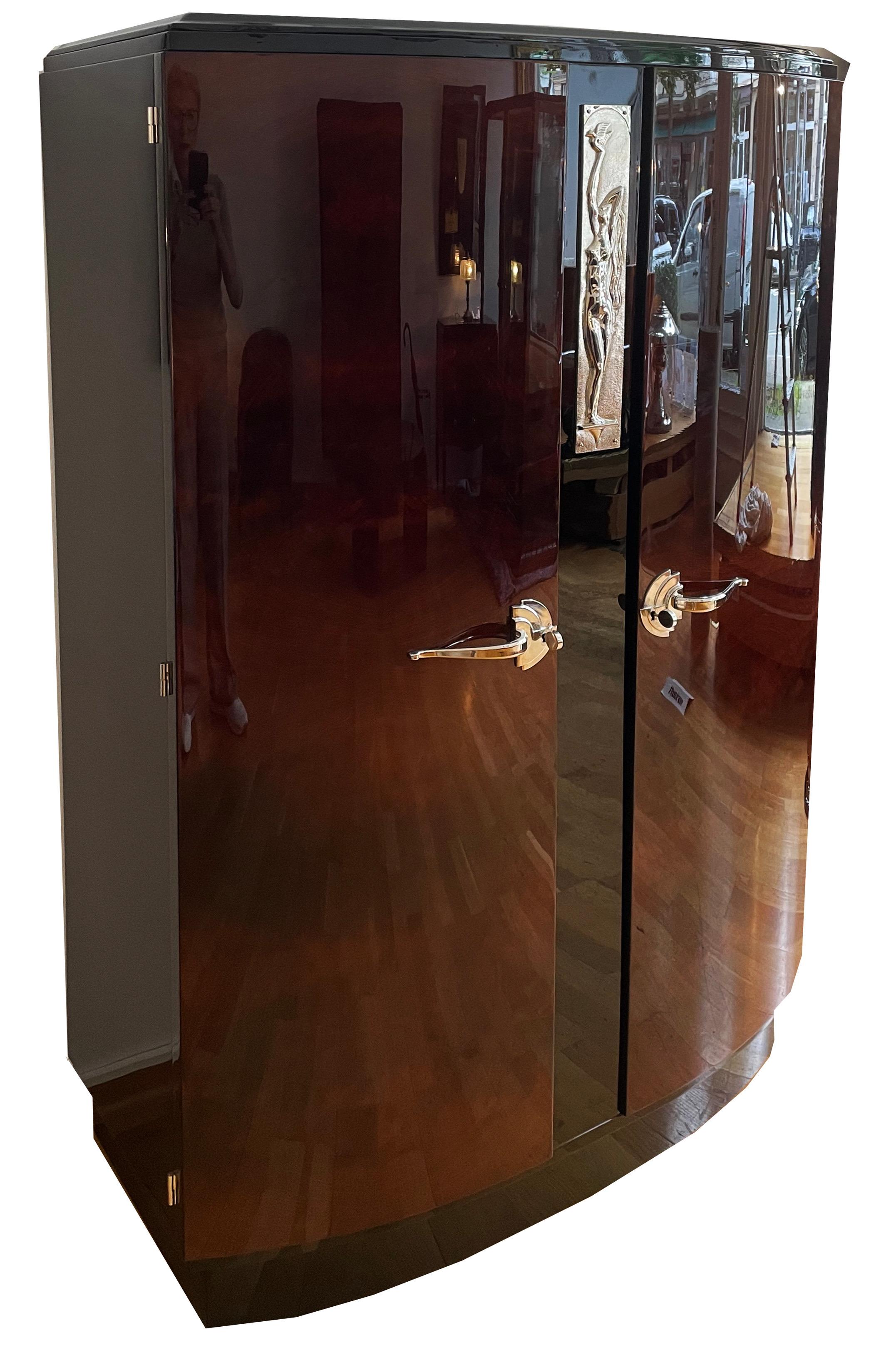 Exceptional French Art Deco Salon Cabinet France, circa 1930