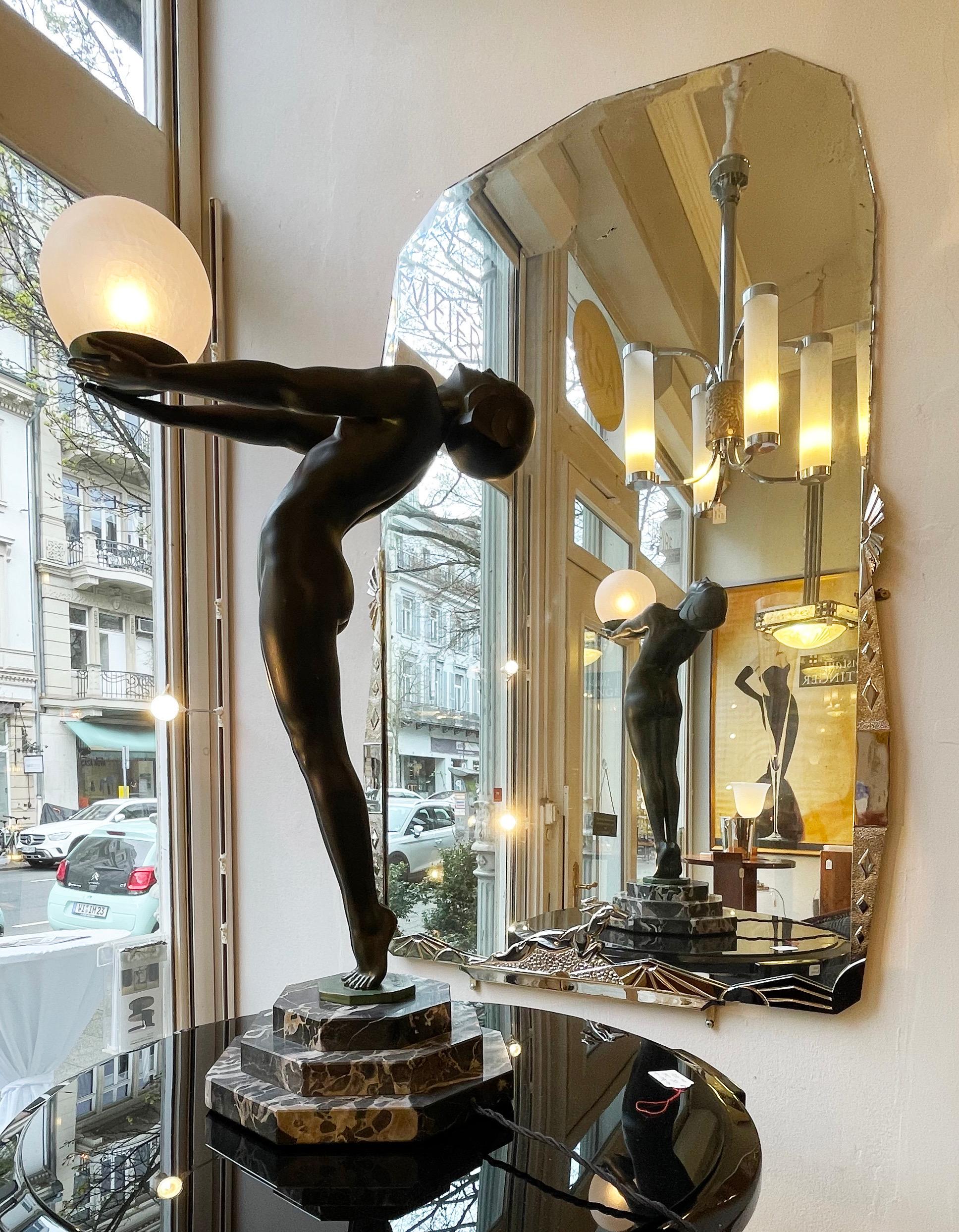 Large signed bronze figure signed: “Max le Verrier” For Sale
