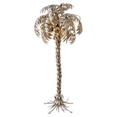 Stehlampe „Silver Palm“ von Hans Kögl, um 1960, Hollywood-Regency-Design