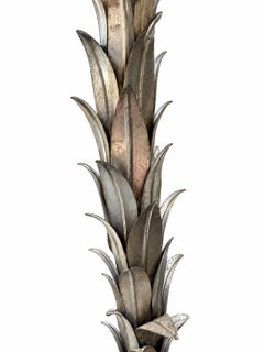 Stehlampe „Silver Palm“ von Hans Kögl, um 1960, Hollywood-Regency-Design