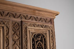 Solid hand-carved Walnut Armoire, France, 1880s