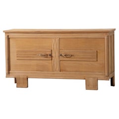 Art Deco Oak Buffet, France, 1940s
