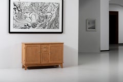 René Gabriel, Oak Reconstruction Sideboard, France, 1940s