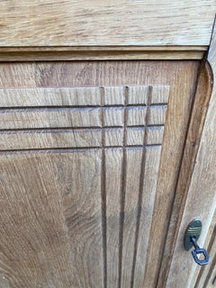 In the Manner of Charles Dudouyt, Oak Sideboard, France, 1930s