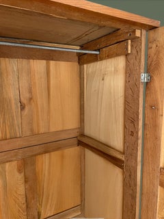 Attributed to Rene Gabriel, Reconstruction Oak Armoire, France, 1940s