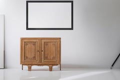 Compact Carved Oak Buffet After Axel Einar Hjorth, France, 1940s